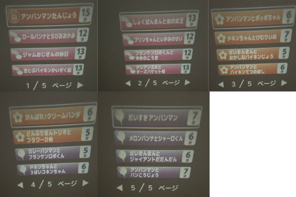 ドリームスイッチアンパンマン　おはなし